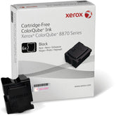 Xerox ColorQube 8870 Black Solid Ink Cartridge, 6/box, Genuine OEM - toners.ca